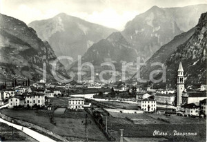 Cartolina originale da collezione 1955 VALSTAGNA VI Panorama della frazione OLIERO Cartolina postale FG VG 1