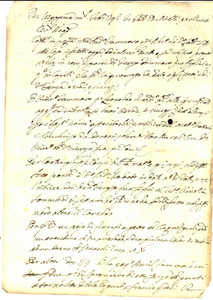 Documento originale, autentico 1792 NAPOLI Contratto di matrimonio e dote di Teresa TAMMARO Manoscritto 1