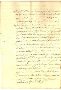 Documento originale, autentico 1792 NAPOLI Divisione ereditaria sulla casa del defunto Domenico TAMMARO 1