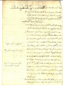 Documento originale, autentico 1799 NAPOLI Debiti di Aniello e Domenico RICCARDO con padule a garanzia 1