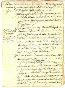 Documento originale, autentico 1788 NAPOLI PONTICELLI Giuseppe TERRACCIANO vende terra a Ignazio ROMANO 1