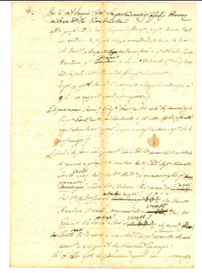 Documento originale, autentico 1801 NAPOLI BARRA Prestito Chiara PROFENNA e Andrea SCOGNAMIGLIO a DI SOMMA 1