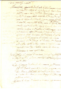 Documento originale, autentico 1769 SORRENTO NA Bartolomeo CAPPIELLO affitta terra da Monastero SAN PAOLO 1