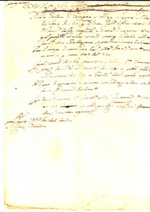 Documento originale, autentico 1767 SORRENTO NA Monastero di SAN PAOLO affitta agrumeto a Nicola GALANO 1