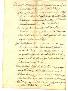 Documento originale, autentico 1792 NAPOLI PONTICELLI Versamento della dote di Teresa VISONE Manoscritto 1