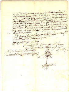 Documento originale, autentico 1758 NAPOLI Messe celebrate dal benedettino Carmine GAUDIOSI per la madre 1