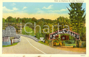 Cartolina originale da collezione 1950 ca BRANSON, MISSOURI USA L ingresso del SAMMY LANE Cartolina FP NV 1