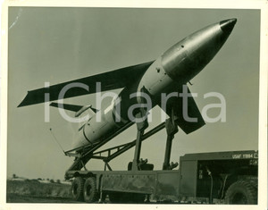 Fotografia d epoca originale 1955 ca PATRICK AIR FORCE BASE U.S.A.F. Prova lancio MISSILE TEST CENTER Foto 1