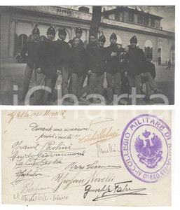 Fotografia d epoca originale 1912 ROMA Collegio Militare IV Corso  Commilitoni durante una ricreazione Foto 1