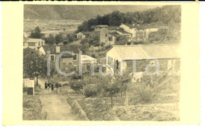Fotografia d epoca originale 1930 GOLASECCA VA Veduta del paese con donne e bambina Foto FP 1