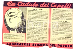 Materiale pubblicitario d’epoca 1941 TORINO Laboratori SCIENZA DEL POPOLO  Pomata dr. LAVIS Pubblicitario 1