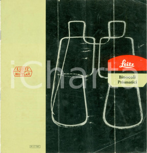 Materiale pubblicitario d’epoca 1958 WETZLAR  Ernst LEITZ  Binocoli prismatici Opuscolo ILLUSTRATO 11 pp. 1