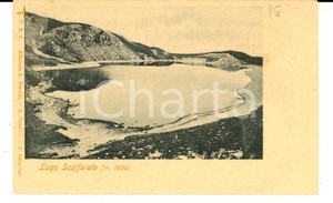 Cartolina originale da collezione 1900 ca LAGO SCAFFAIOLO Veduta panoramica Cartolina postale FP NV 1