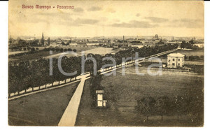 Cartolina originale da collezione 1930 BOSCO MARENGO AL Panorama  Cartolina postale FP VG 1