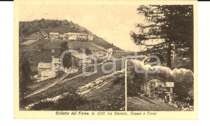 Cartolina originale da collezione 1936 COLLETTO DEL FORNO Giaveno Coazze Forno Percorso montano Cartolina FP VG 1