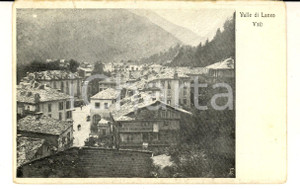 Cartolina originale da collezione 1900 ca VIU   TO Veduta panoramica VALLE DI LANZO Cartolina postale FP NV 1