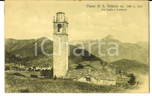 Cartolina originale da collezione 1925 CAGLIO CO Veduta di PIANO S. VALERIA Cartolina postale FP VG 1
