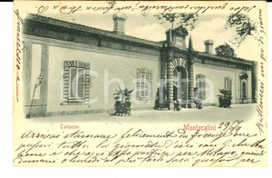 Cartolina originale da collezione 1899 MONTECATINI TERME PT Esterno stabilimento TETTUCCIO Cartolina FP VG 1
