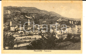 Cartolina originale da collezione 1943 MILLESIMO SV Panorama del paese Cartolina postale FP NV 1