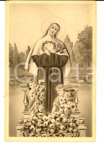 Cartolina originale da collezione 1941 TORINO Santuario di SANTA RITA DA CASCIA Santa degli Impossibili FP VG 1