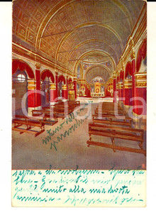 Cartolina originale da collezione 1920 ca MILANO Chiesa di SANTA MARIA presso SAN SATIRO Cartolina ILLUSTRATA FP 1