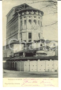 Cartolina originale da collezione 1907 BOCA NO Veduta abside Santuario SANTISSIMO CROCIFISSO Cartolina FP VG 1