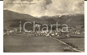 Cartolina originale da collezione 1935 BRUNICO BZ Panorama sulla VAL PUSTERIA Cartolina postale FP VG 1