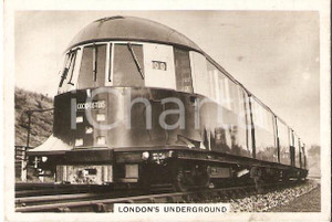 Oggetto da collezione cartaceo 1938 SENIOR SERVICE CIGARETTES British Railway  London s underground Card no.4 1