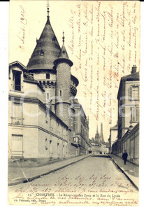 Cartolina originale da collezione 1904 CHARTRES F RÃ©servoir des Eaux Cartolina a Eugenia FRANCALUCCI BOCCABADATI 1