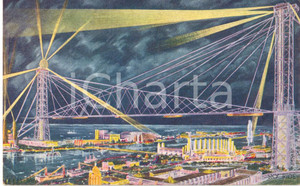 Cartolina originale da collezione 1933 CHICAGO USA SKY RIDE International Exposition FP NV Century of Progress 1
