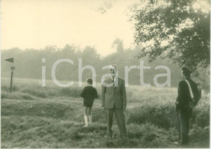Fotografia d epoca originale 1963 TREVIGLIO BG Carabiniere per allenamenti galoppo Parco del ROCCOLO Foto 1