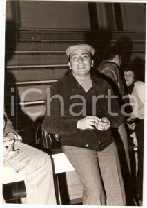 Fotografia d epoca originale 1975 ca FANO PU Paolo VICINI Presidente della ALMA JUVENTUS Foto 1