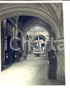 Fotografia d epoca originale 1950 ca CAGLIARI Santuario di SAN SALVATORE DA HORTA  Veduta dell interno Foto 1