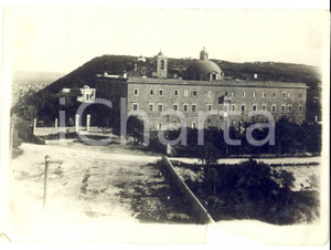 Fotografia d epoca originale 1950 ca HAIFA ISRAELE Veduta santuario STELLA MARIS del MONTE CARMELO Foto 1