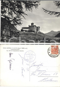 Autografo originale 1957 CAMPODOLCINO SO Casa alpina di Motta Autografo don Giovanni BARBARESCHI 1