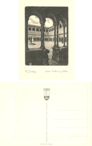 Cartolina originale da collezione 1955 ca ROMA  SAN GIOVANNI IN LATERANO Inc. BELLINI Casa redenzione NIGUARDA 1