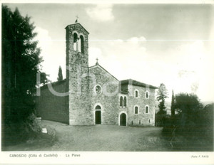 Fotografia d epoca originale 1955 ca CITTÃ€ DI CASTELLO PG La Pieve di CANOSCIO Fotografia PAIS 1