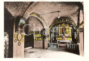 Fotografia d epoca originale 1950 ca CASTEL SANT ELIA VT Altare Santuario MARIA AD RUPES Foto seriale 1