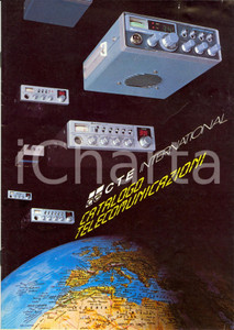 Materiale pubblicitario d’epoca 1983 REGGIO EMILIA C.T.E. INTERNATIONAL Catalogo telecomunicazioni ILLUSTRATO 1