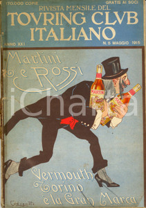 Giornale, rivista storica 1915 TOURING CLUB ITALIANO FRIULI atrio d Italia Ill. CODOGNATO Anno XXI n.5 1