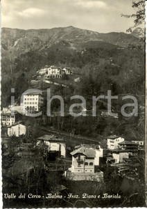 Cartolina originale da collezione 1956 QUITTENGO BI VALLE CERVO Panorama di PIANA e BARIOLA nella frazione BALMA 1
