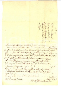 Documento originale, autentico 1797 ASTI Conto di Giovanni Maria MORANDO mastro muratore Manoscritto 1