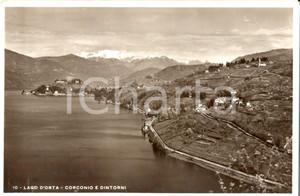 Cartolina originale da collezione 1940 ca ORTA SAN GIULIO NO CORCONIO sul lago e dintorni Cartolina FP NV 1
