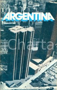 Materiale pubblicitario d’epoca 1980 ca ARGENTINA Il futuro é oggi Opuscolo MINISTERIO RELACIONES EXTERIORES 1