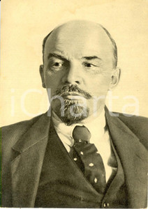 Cartolina originale da collezione 1969 MOSCA Propaganda URSS Vladimir Ilic Uljanov LENIN nel 1918 Ristampa 1
