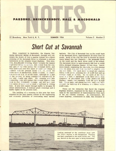 Materiale pubblicitario d’epoca 1954 NEW YORK PARSON, BRINCKERHOFF, HALL & MACDONALD Notes Rivista Vol. 3 n. 2 1