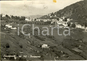Cartolina originale da collezione 1962 CORCEFIESCHI GE Veduta panoramica dell abitato Cartolina postale FG VG 1