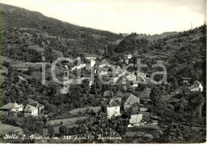 Cartolina originale da collezione 1961 STELLA SV Veduta panoramica della frazione SANTA GIUSTINA Cartolina FG VG 1