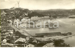 Cartolina originale da collezione 1948 ANCONA Veduta panoramica del porto della cittÃ  Cartolina postale FP VG 1