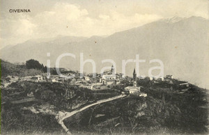 Cartolina originale da collezione 1920 ca CIVENNA CO Veduta panoramica dell abitato Cartolina postale FP NV 1